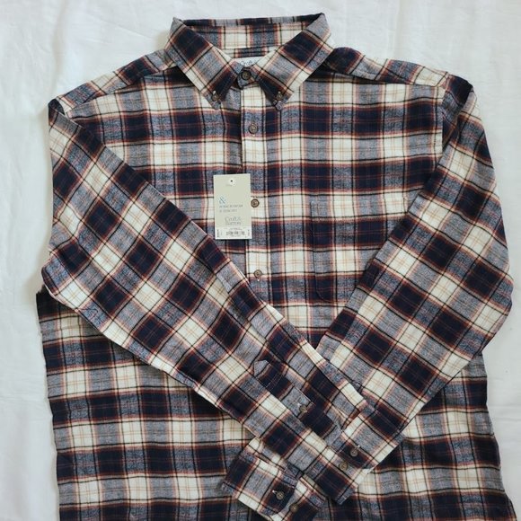 Men's Croft & Barrow Long Sleeve Flannel Shirt L - Picture 7 of 7